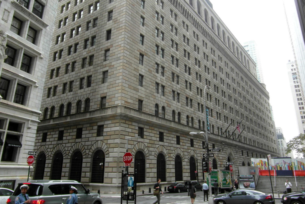 Federal Reserve of New York on Maiden Lane
