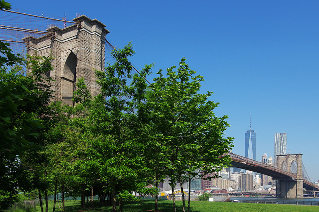 Brooklyn Bridge from the DUMBO area