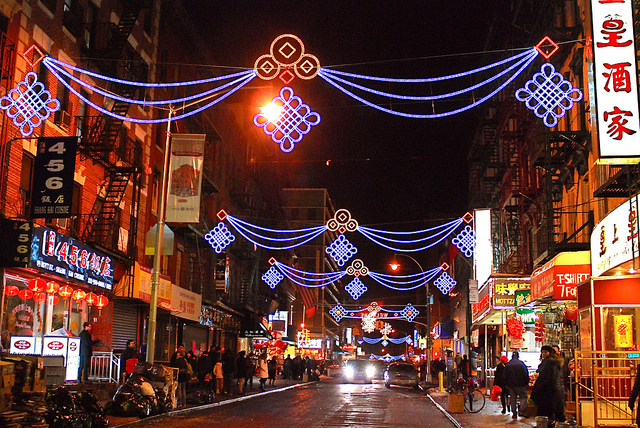Mott Street in Chinatown, New York City