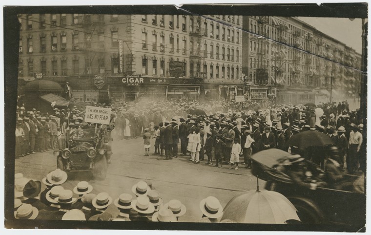 Old days in Harlem: UNIA Parade, organized in Harlem, 1920
