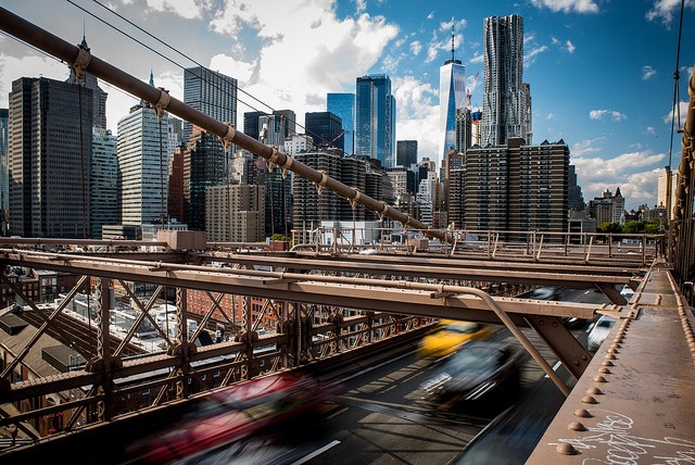 View from the Brooklyn Bridge