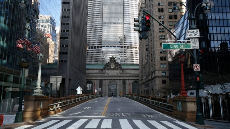 Photos of New York City quieted by coronavirus 3
